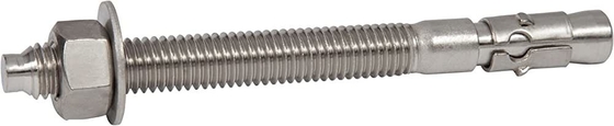 Stainless Steel Concrete Fastening NJMKT Wedge Anchor With M8-M16 Size