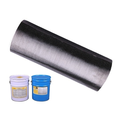 High Strength Unidirectional Carbon Fiber Fabric Wrap Black Color For OEM 200g
