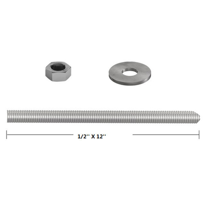 Epoxy Stainless Threaded Rod Anchor Bolt SS304 316 Stainless Sharp End ETA Approval