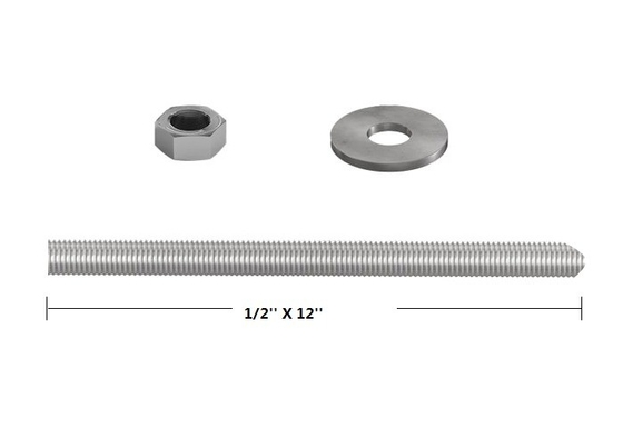 Epoxy Stainless Threaded Rod Anchor Bolt SS304 316 Stainless Sharp End ETA Approval